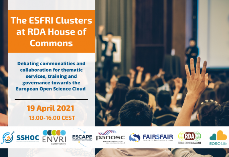 The ESFRI Clusters at RDA House of Commons