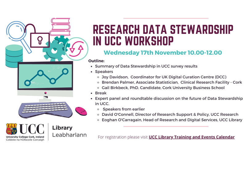  Research Data Stewardship in UCC workshop Research Data Stewardship in UCC workshop